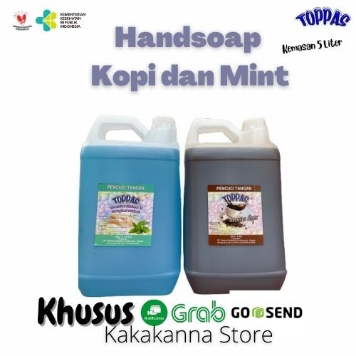 MD Handsoap Sabun Cuci Tangan 5 Liter Toppas Izin Kemenkes RI