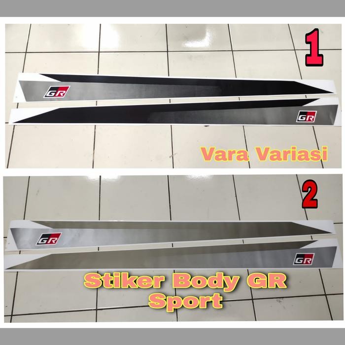 STIKER BODY SAMPING MOBIL TOYOTA FORTUNER 2022 GR SPORT