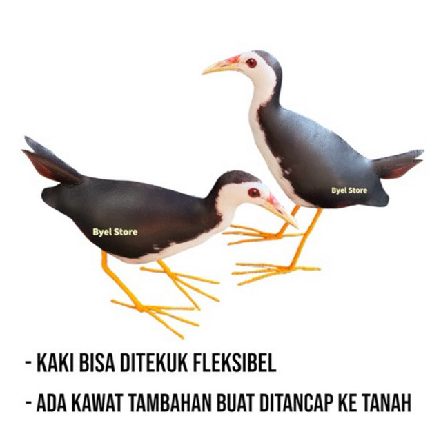 Patung pemikat burung ruak ruak sawah