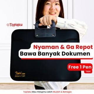 

Toplaku Tas Map Dokumen Berkas Anti Air Multifungsi 15.6 Inch Zipper File Plastik Serbaguna Penting