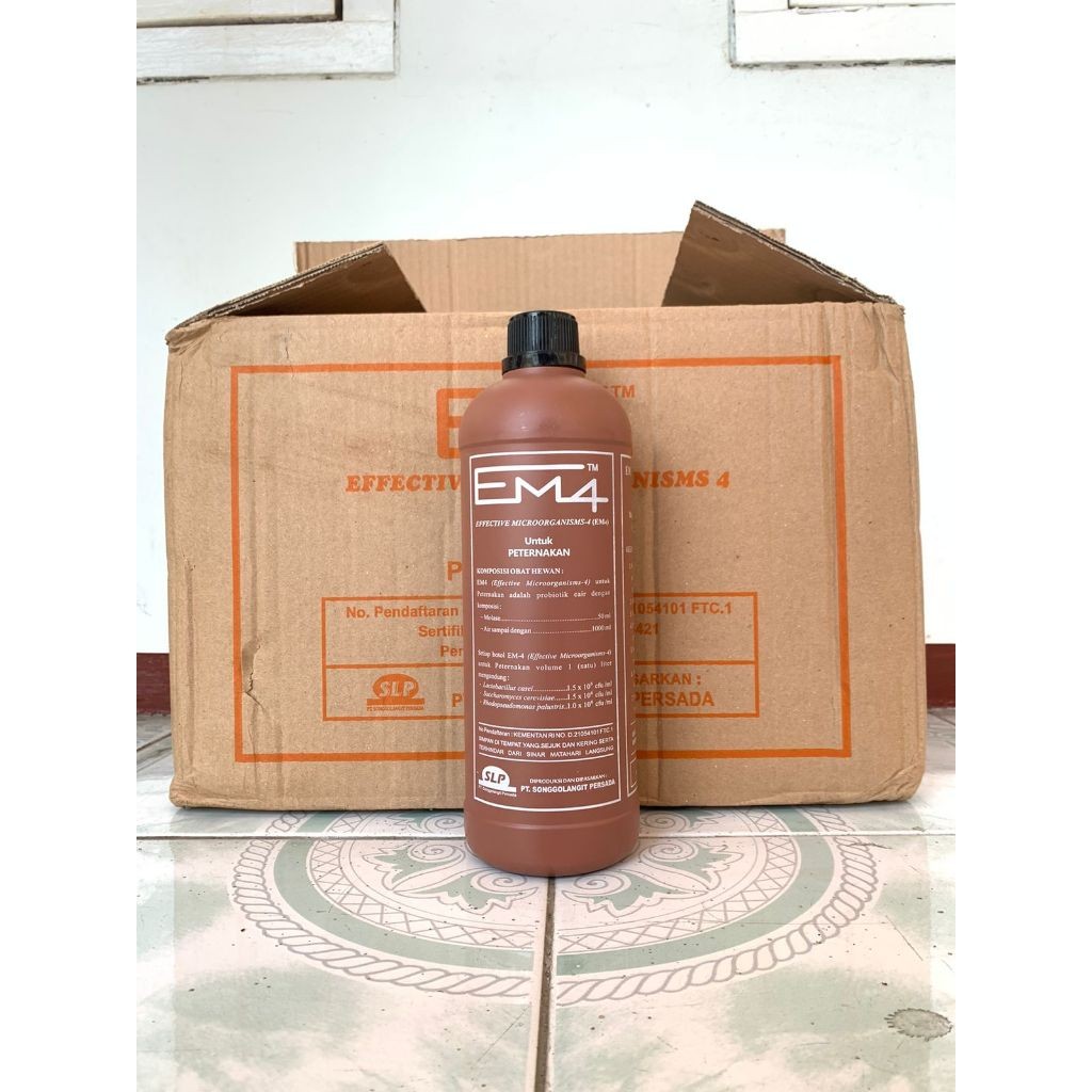 EM4 Peternakan 1 Liter Probiotik Pupuk Organik Cair Ternak Sapi Kambing Ayam