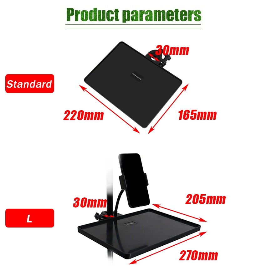 Tripod Sound Card Tray Clamp Holder Dudukan Soundcard V8 V8s V10 - Tray Holder Sound Card Dengan