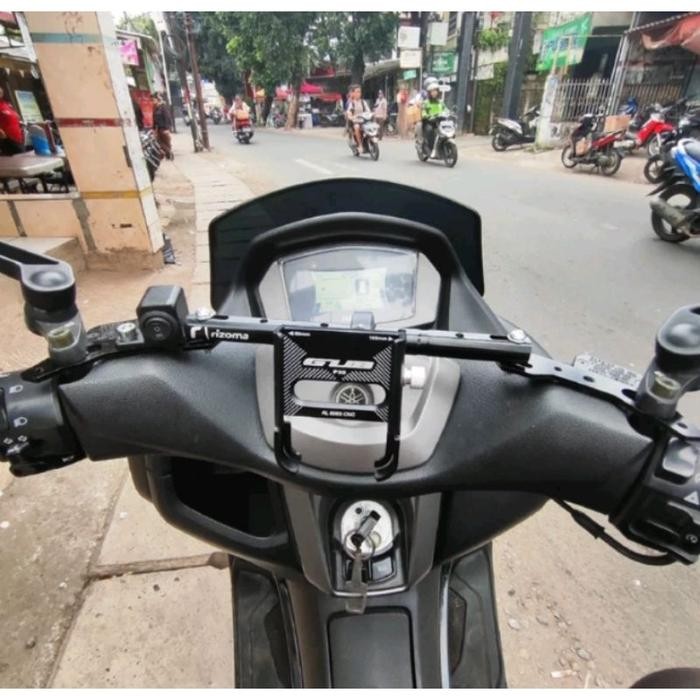 HOLDER GUB P30 Paket lengkap + Stabilizer dudukan spion Nmax, xmax DLL