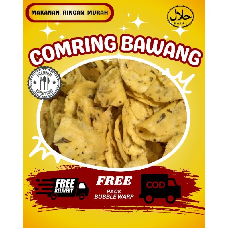 

comring bawang 1kg / kecimpring singkong bawang daun