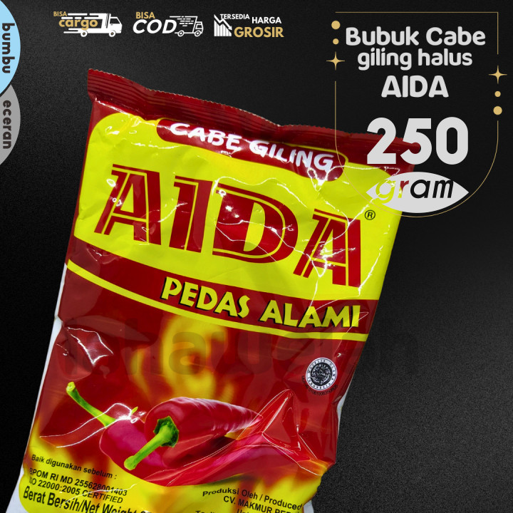 

Bumbu Cabai bubuk halus AIDA 250gr by Lahawelah