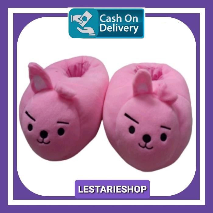 Sandal Boneka Bomber Karakter Coo Wanita Dewasa Murah Lucu