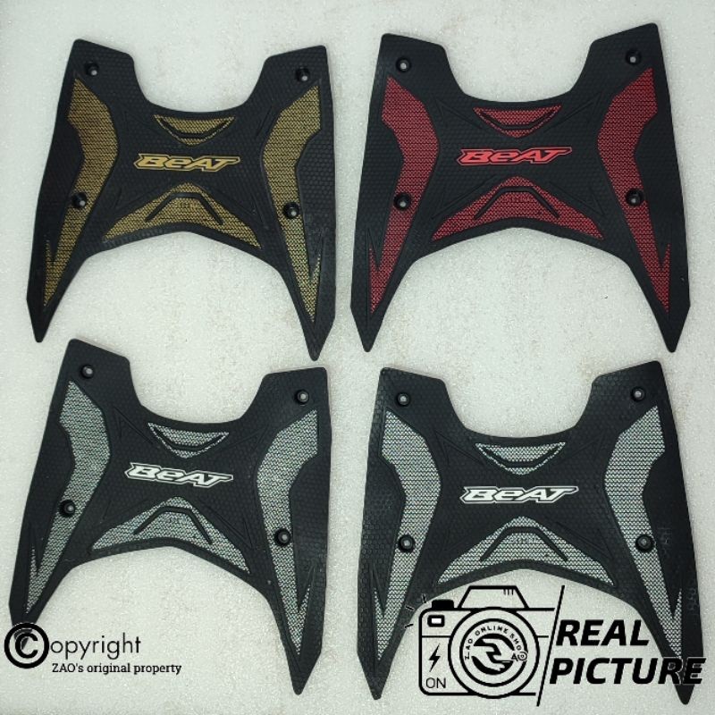 Awet Beat Karpet Karet Stepfloor Alas Kaki Pijakan Motor Beat 2020 - 2021 Street Deluxe Cbs Iss