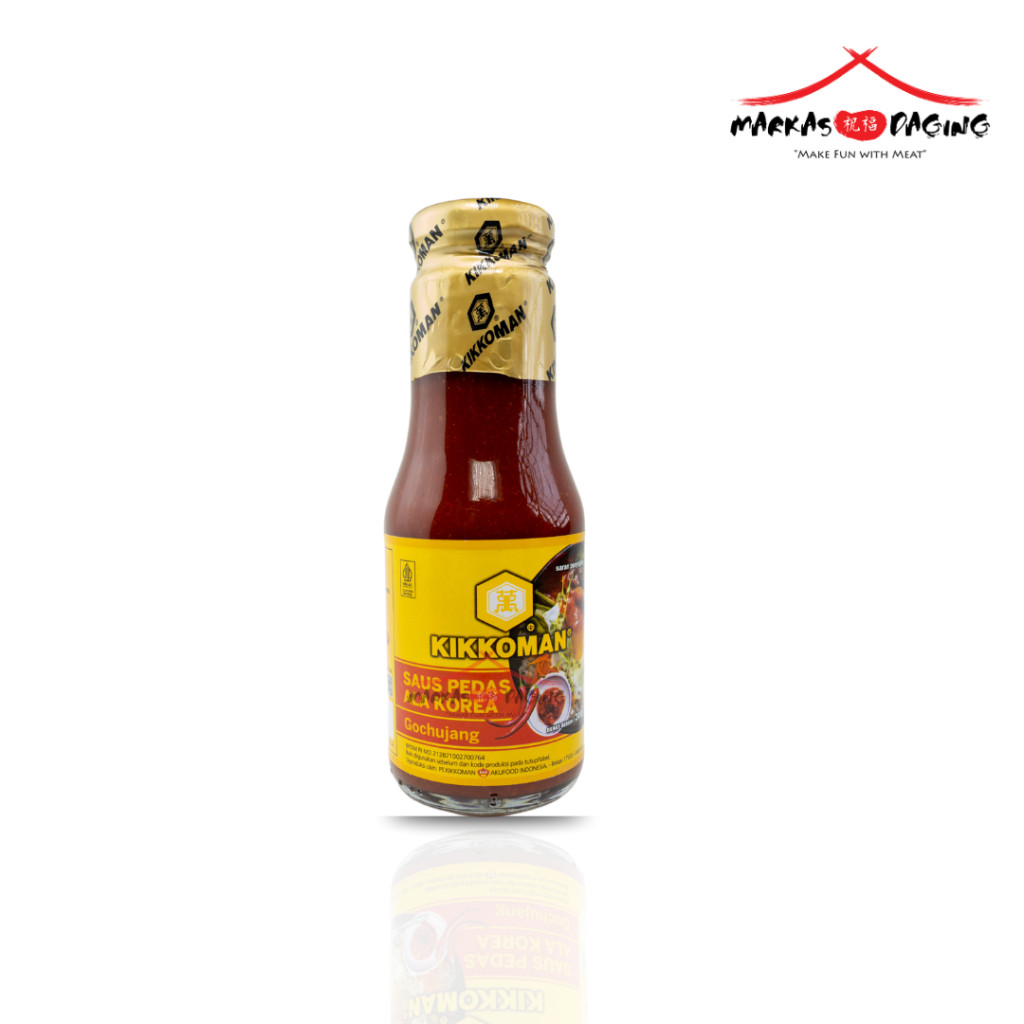

KIKKOMAN GOCHUJANG SAUCE SAMBEL / SAUS SAMBAL / HALAL KEMASAN BOTOL BELING 300gr - Markasdaging
