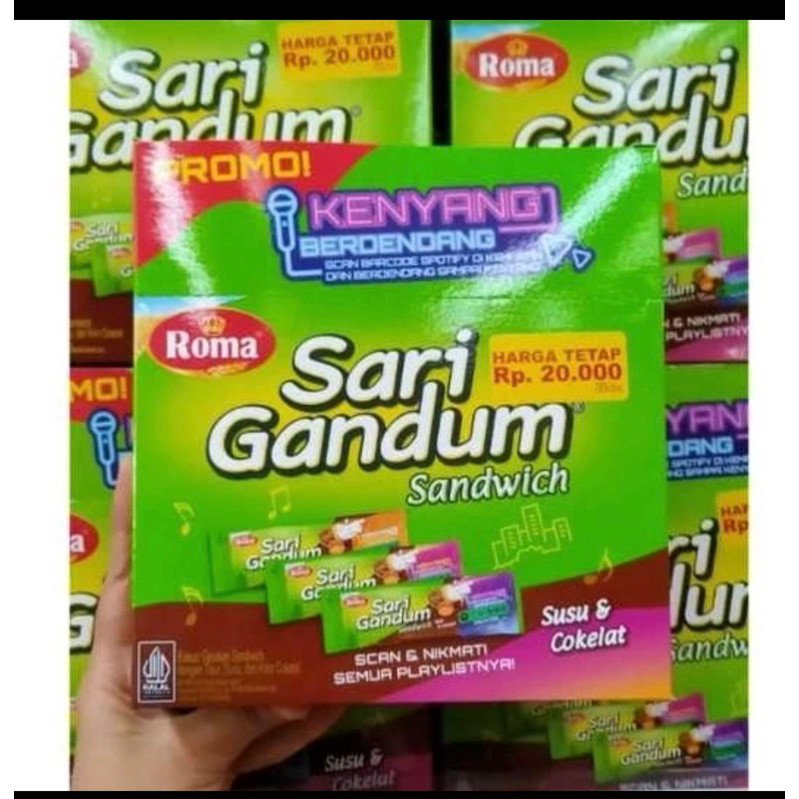 

Roma Sari Gandum Coklat Box [ 12x27gr ]