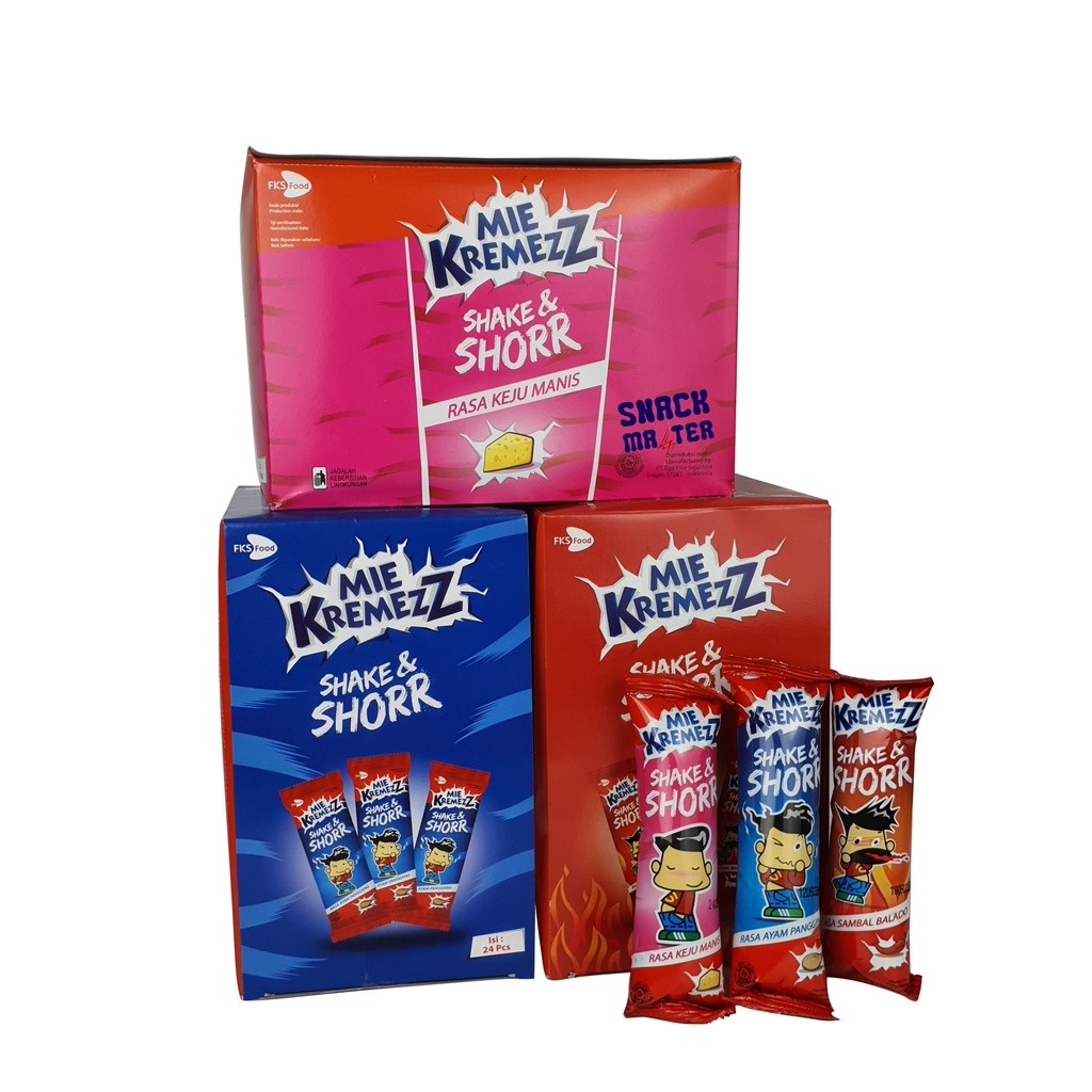 

Mie KremezZ Shake & Shorr - Netto 21 bks x 16 gr