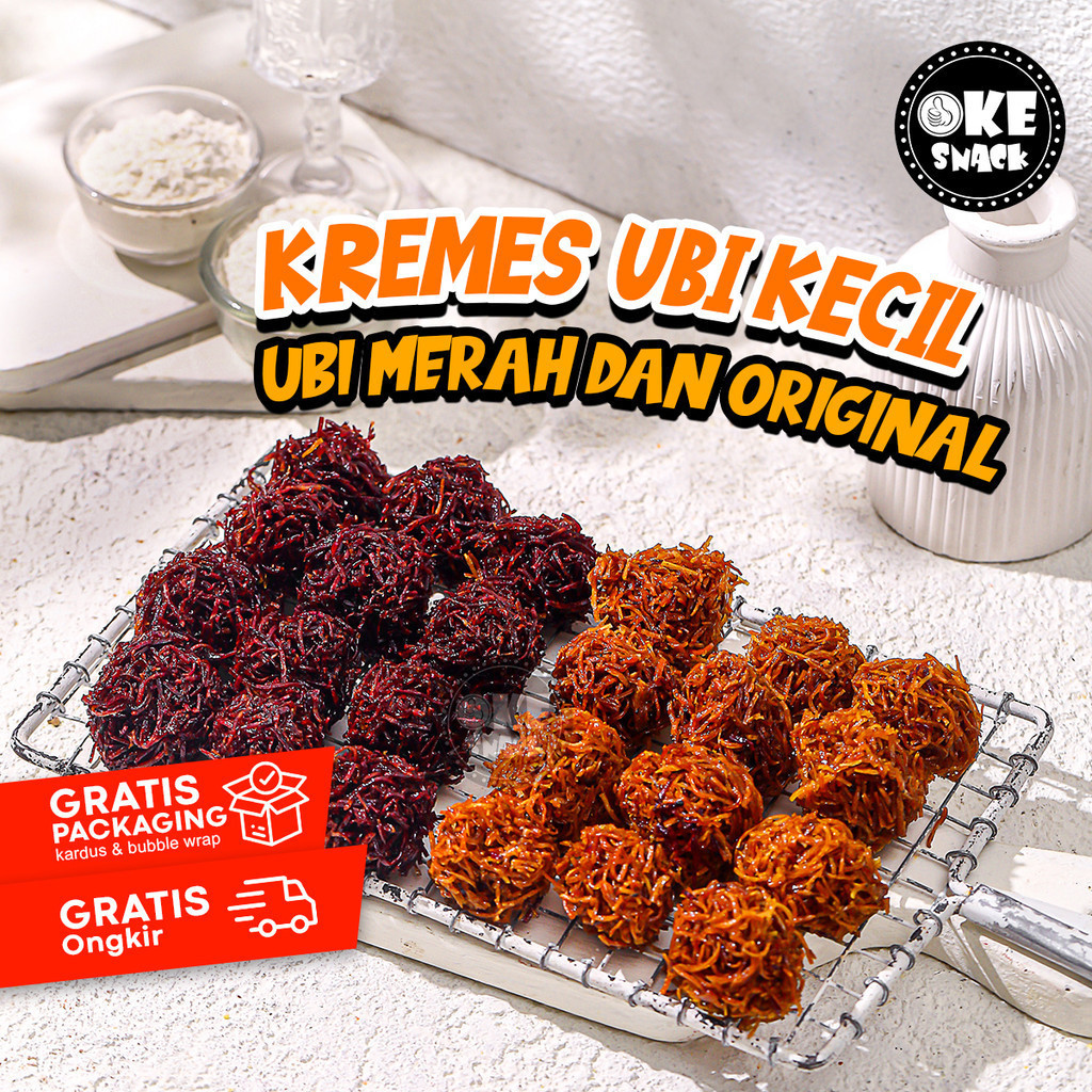 

Camilan Tradisional Kremes Bola Ubi Grubi