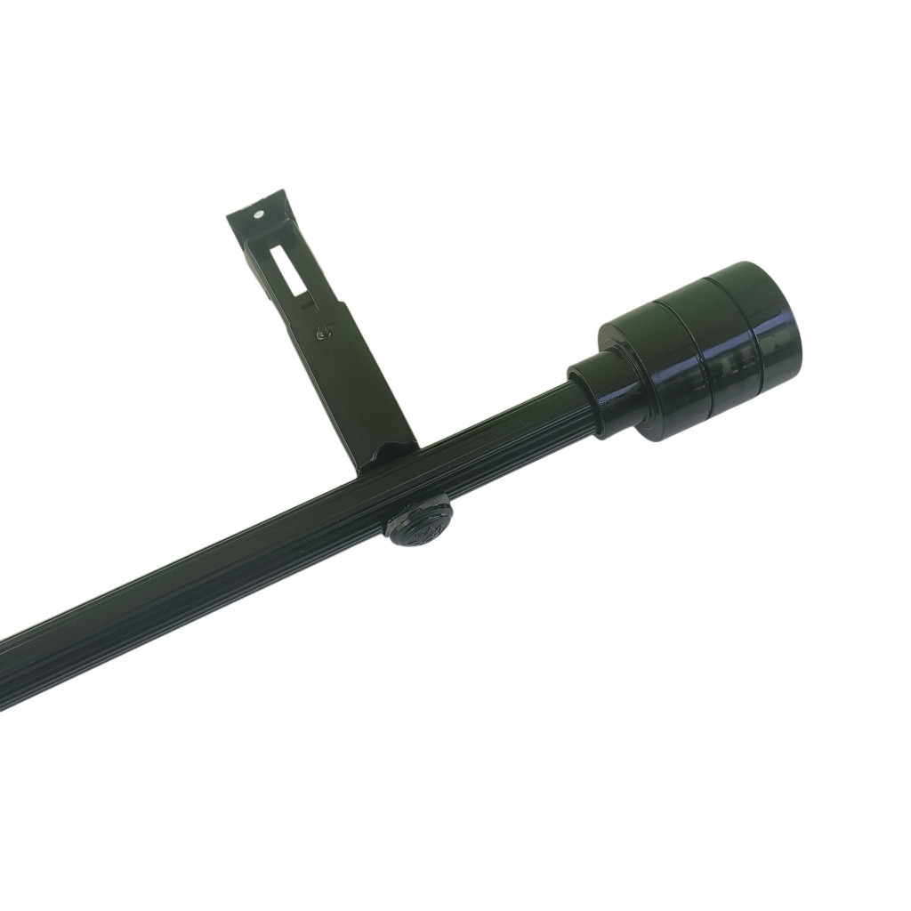 Terbaru Batang Tiang Rel Besi Gorden Jendela Pintu Minimalis Hitam Putih 1 1.5 2 2.5 3 4 Meter Full