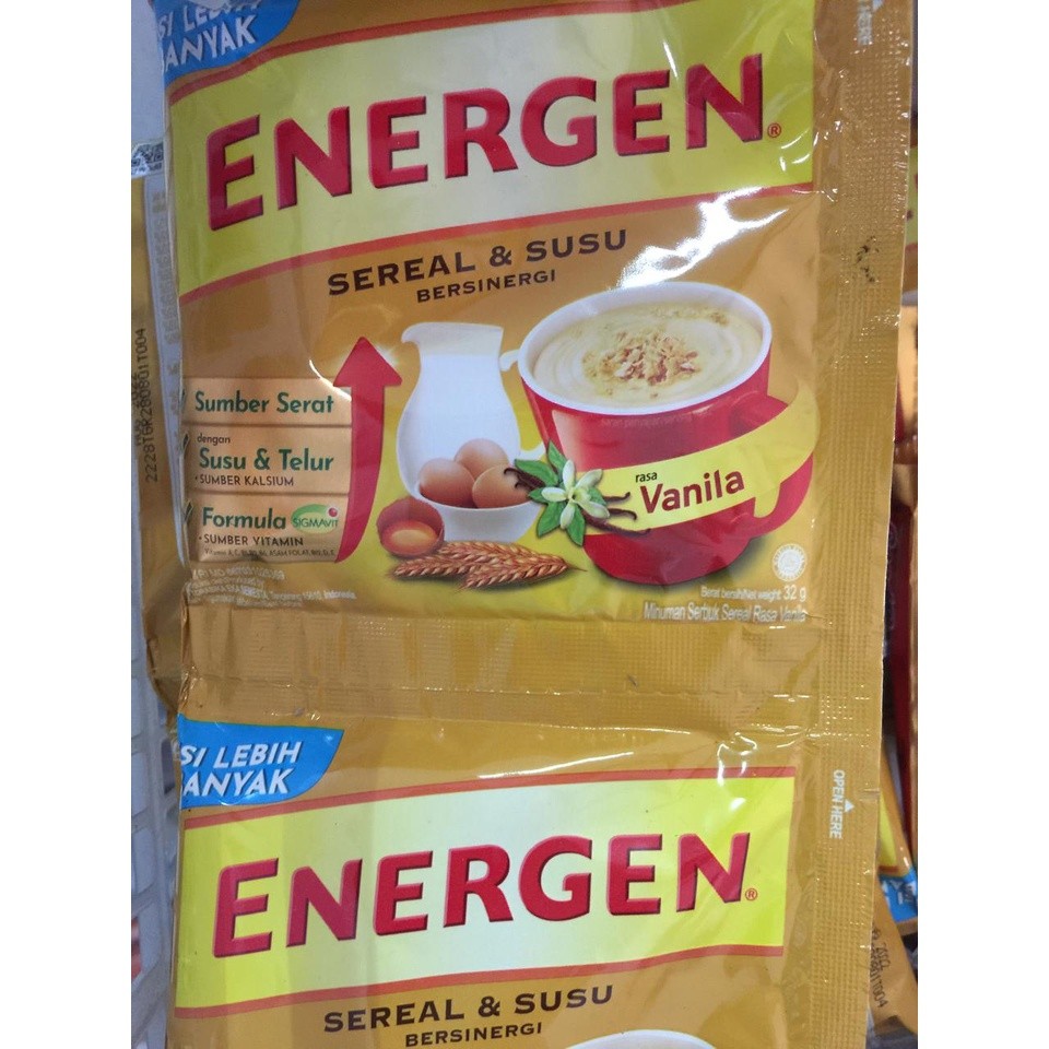 

Energen Vanilla Per Renceng