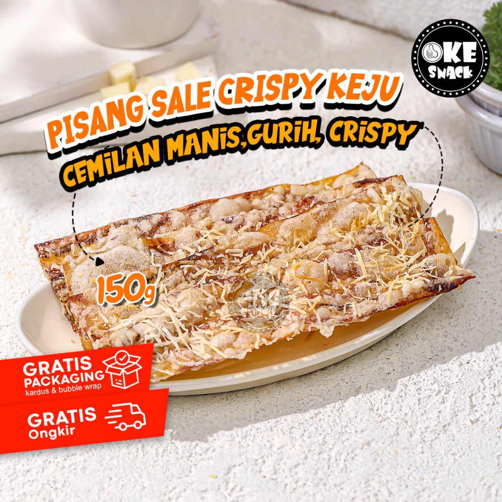 

Pisang Sale Crispy Keju 150g