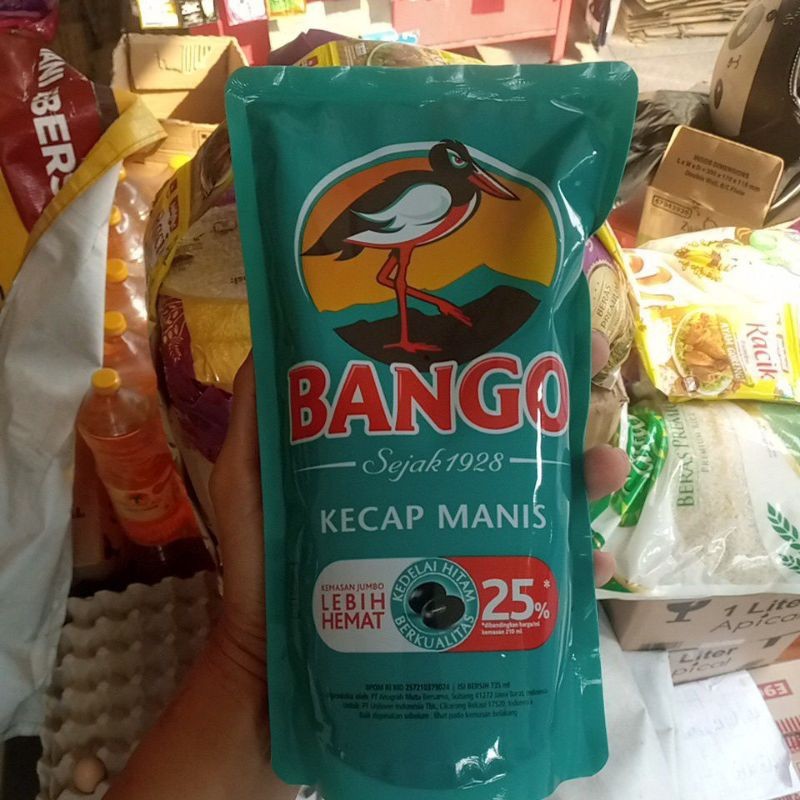 

Kecap Bango Manis Hitam Gurih 1000g/950g Original