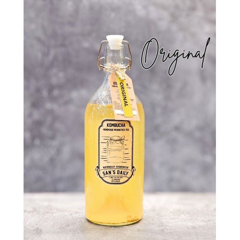 

Kombucha Original - minuman probiotik by sans.daily (botol kaca untuk JABODETABEK)