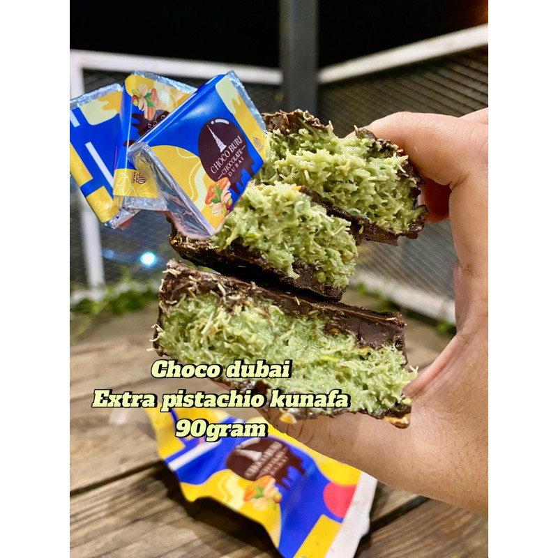 

[extra pistachio kunafa] choco dubai kunafa asli 90gr
