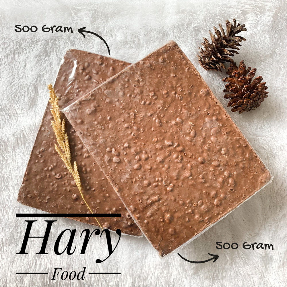 

(2 PCS) 500 Gram Coklat Blok Isi Mete dan Almond