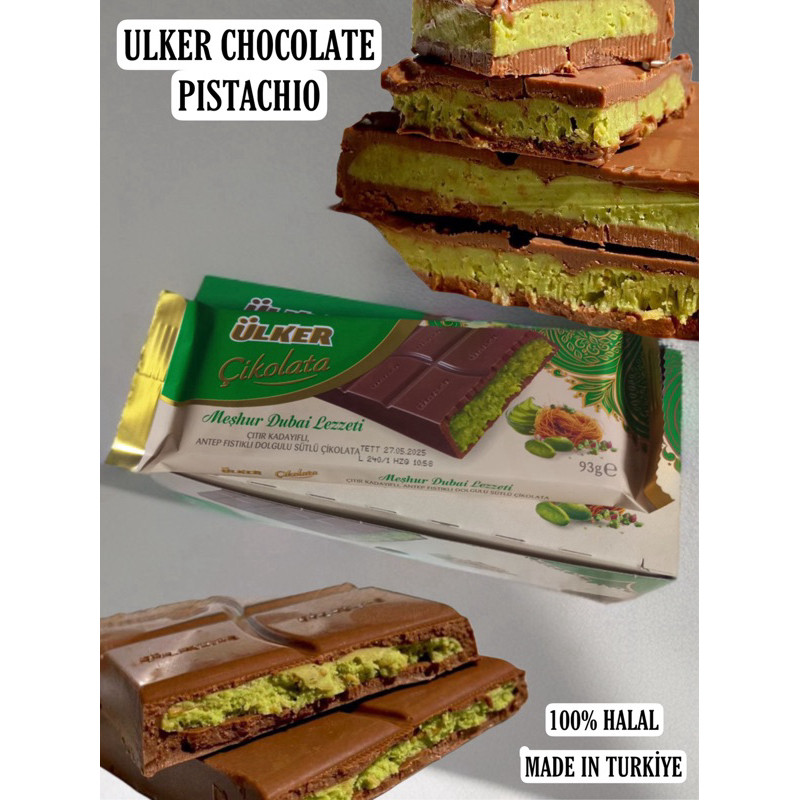 

READY STOK ULKER DUBAI SIAP KIRIM COKLAT DUBAI VIRAL COKLAT PISTACHIO ULKER COKLAT DUBAI TURKI