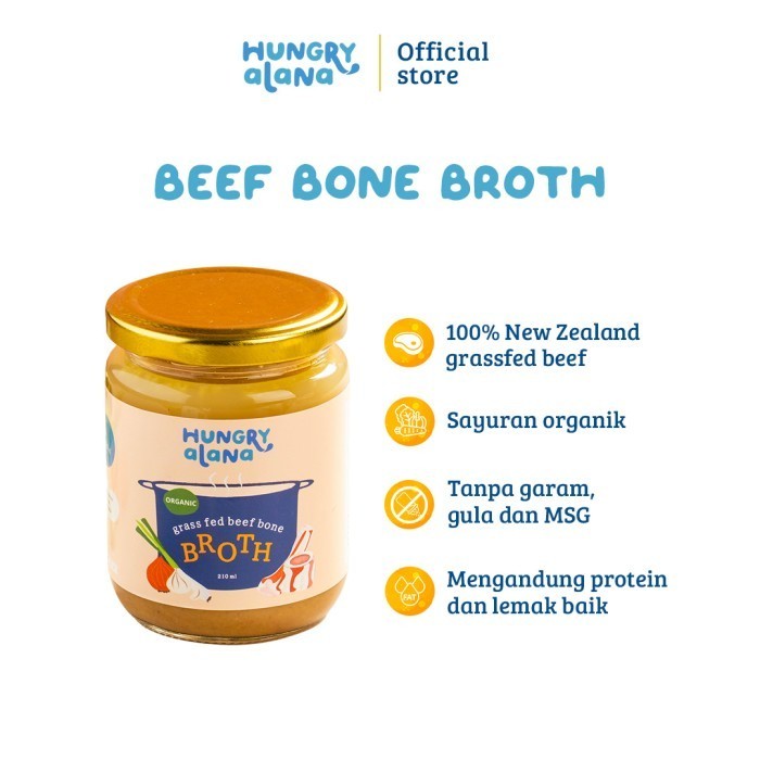 

Hungry Alana - Grass Fed Beef Bone Broth - Kaldu Tulang Sapi Organik Promo