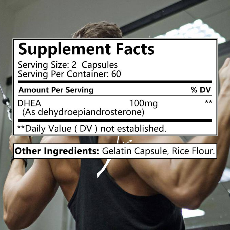 DHEA - Mendukung Metabolisme, Fungsi , dan Meningkatkan Pertumbuhan Otot - 120 Kapsul