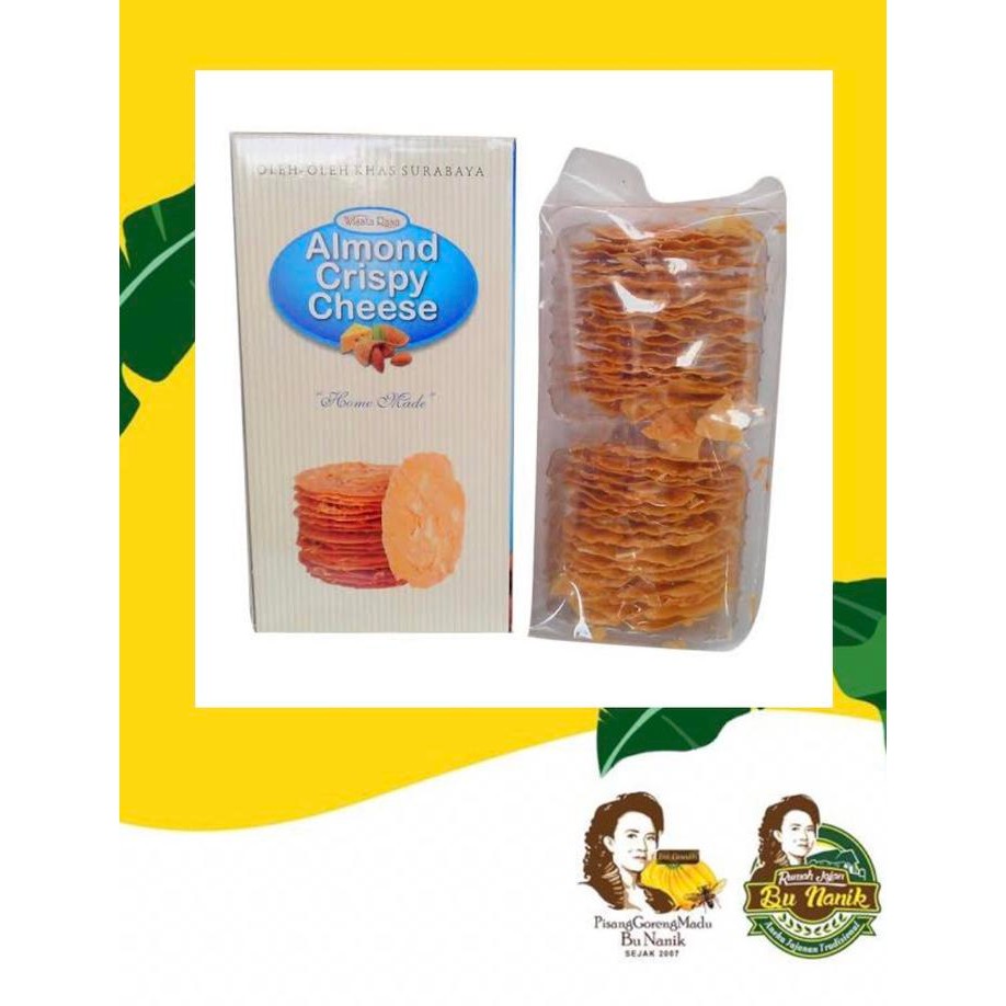 

Almond Crispy Cheese Wisata Rasa Asli Surabaya Promo