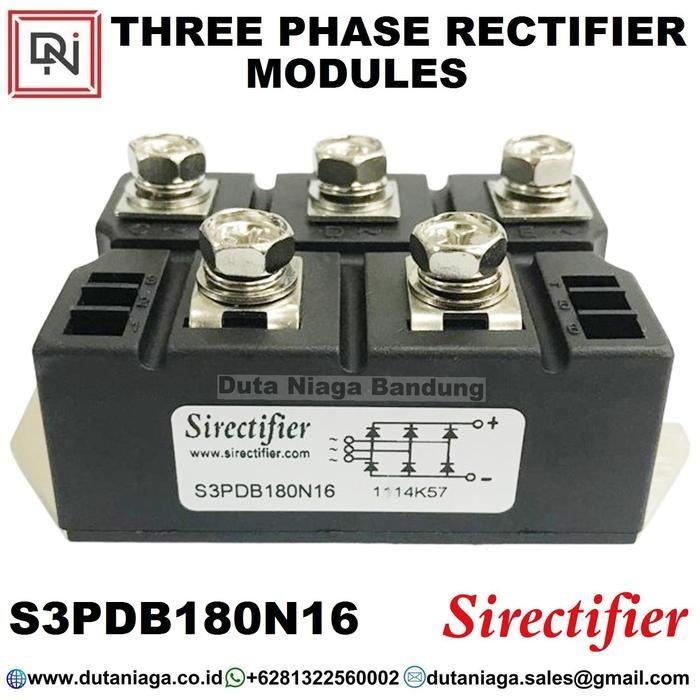 S3Pdb180N16 Three Phase Module Sirectifier Diode 3 Phase 180 A 1600V Module Three Phase