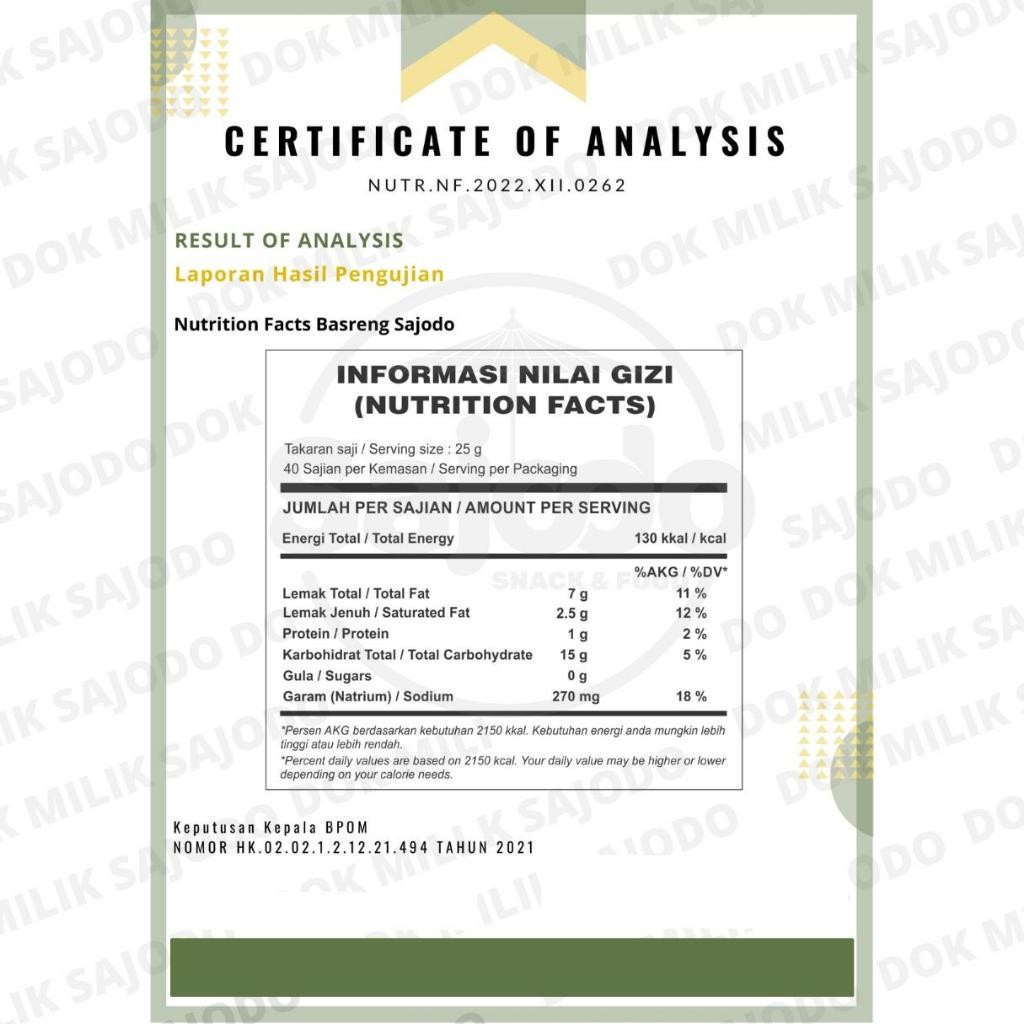 

Sajodo Snack - Basreng Pedas Daun Jeruk Viral [ETALASE BARU]