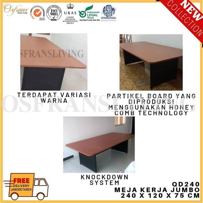 Meja Rapat Meja Meeting Jumbo Besar Qd240 Qd180 Qd120 Qd 240 180 Qd 40