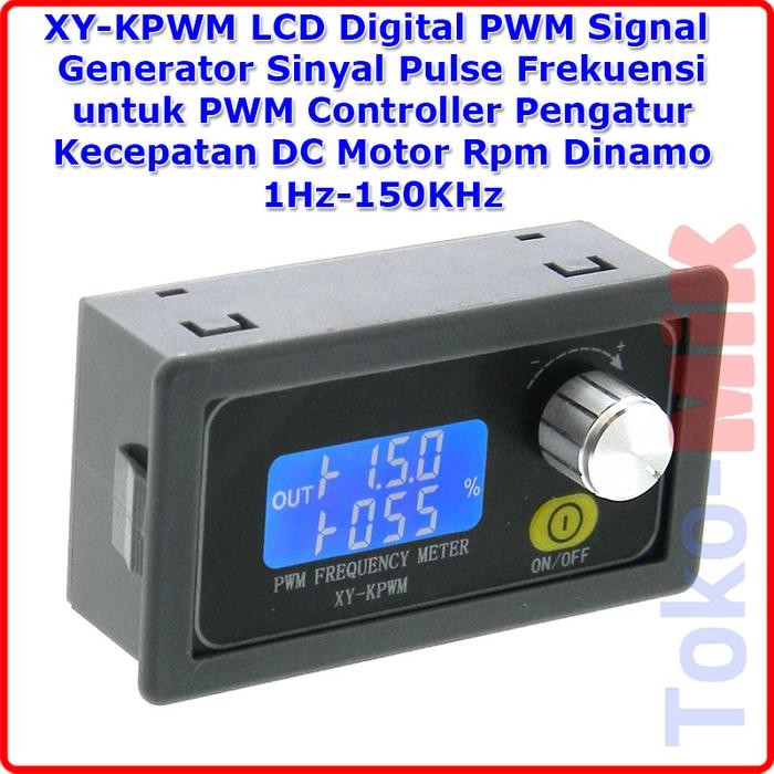 PREMIUM XY-KPWM LCD Digital PWM Signal Generator Sinyal Pulse Frekuensi untuk PWM Controller