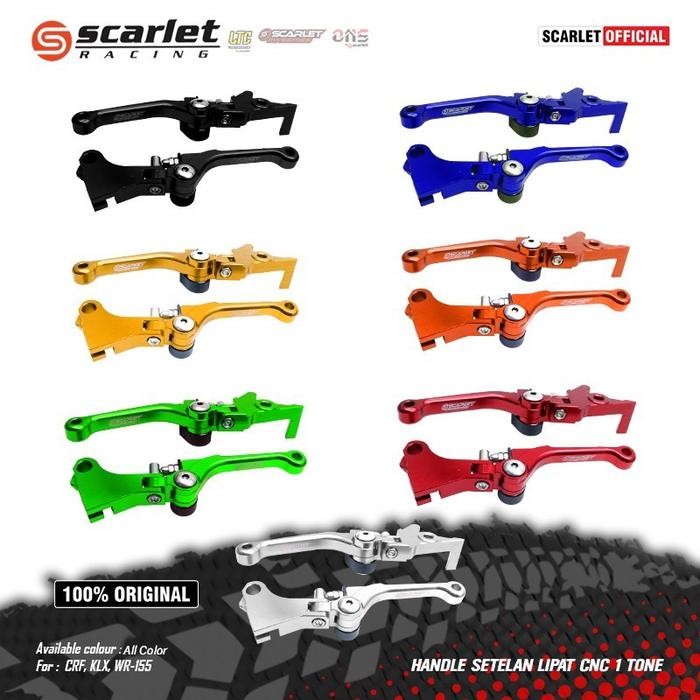 PREMIUM HANDLE REM HONDA CRF 150L SCARLET 2180-2 / HANDEL REM KOPLING CRF150 L