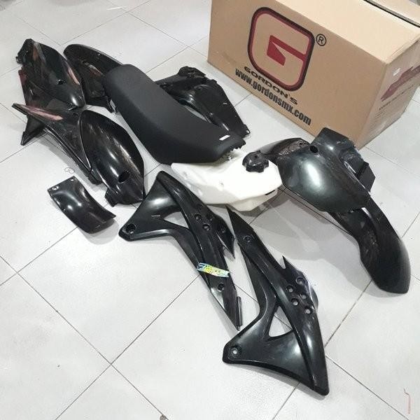 PREMIUM BODY SET GORDON HITAM FULL PNP KAWASAKI KLX DTRAKER BF L S