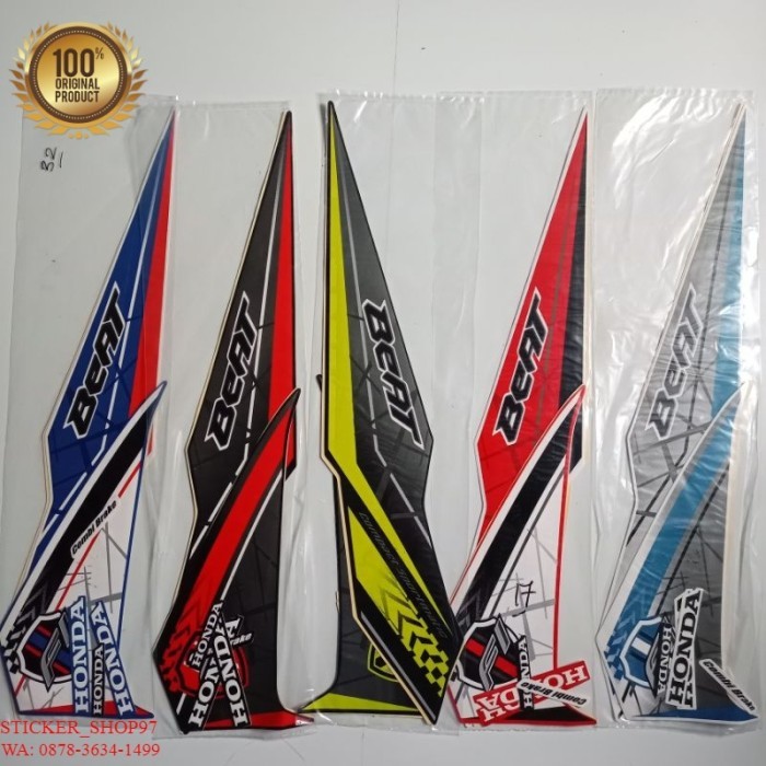 PREMIUM (ORI) Sticker Striping Honda Beat fi esp 2016 2017 kualitas original