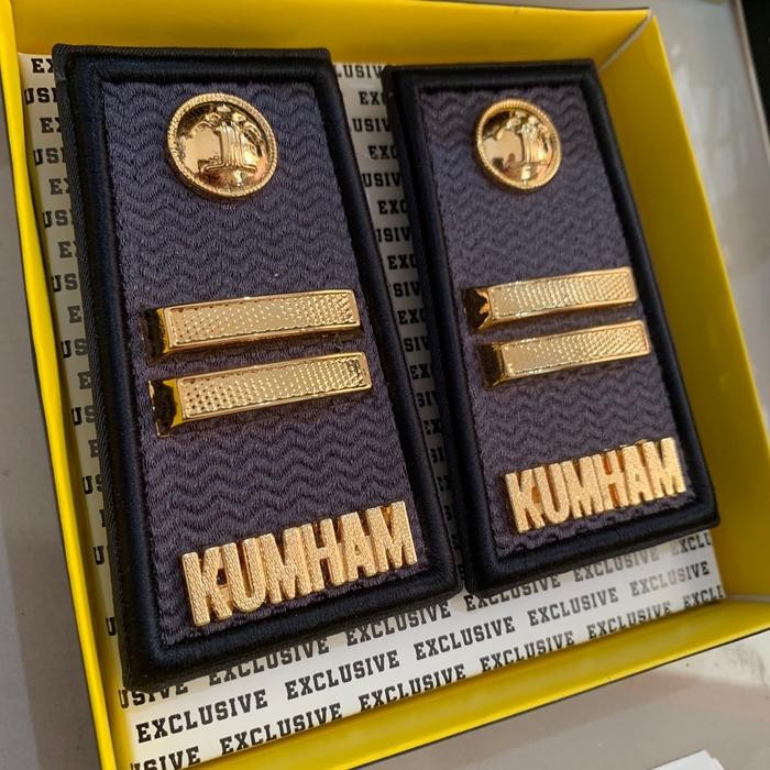 PREMIUM PANGKAT PDH KEMENKUMHAM GOLONGAN 3B TANPA MIKA LIS BORDIR