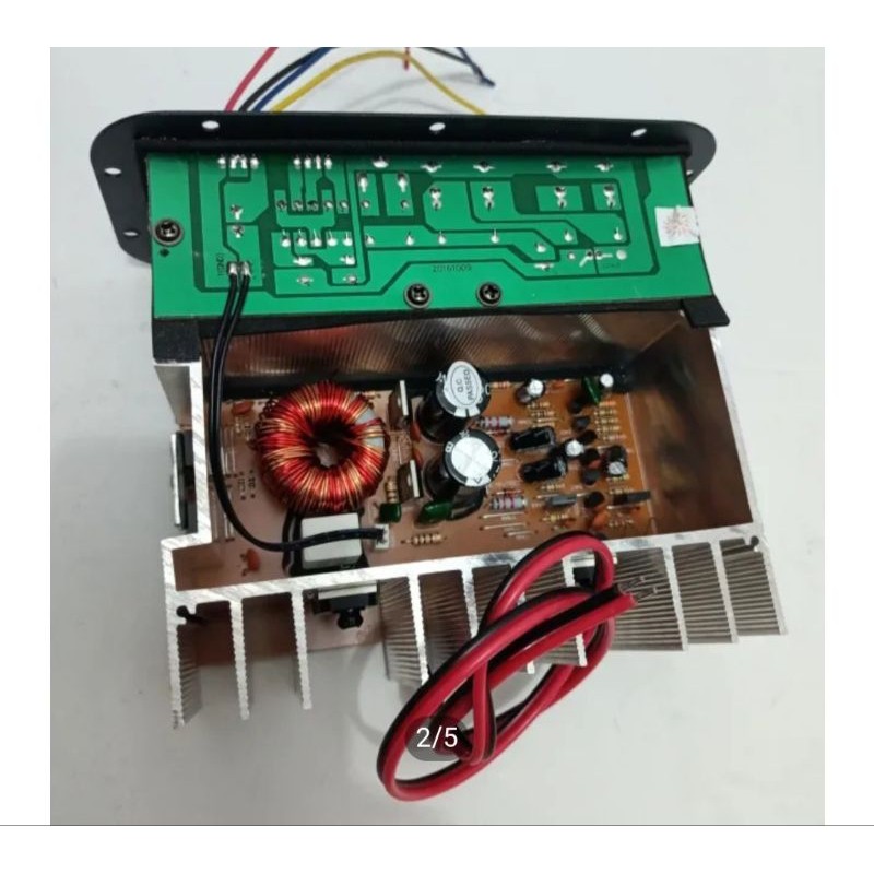 Power kit bass tube Aktif DC 12volt buat angkat subwoofer 12inch max 450watt