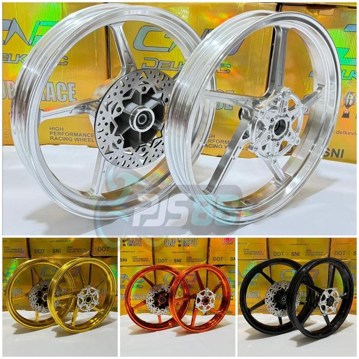 PREMIUM Velg Racing Delkevic M-OZ Ninja RR & KRR / Pelek Delkevic Ninja 150 RR