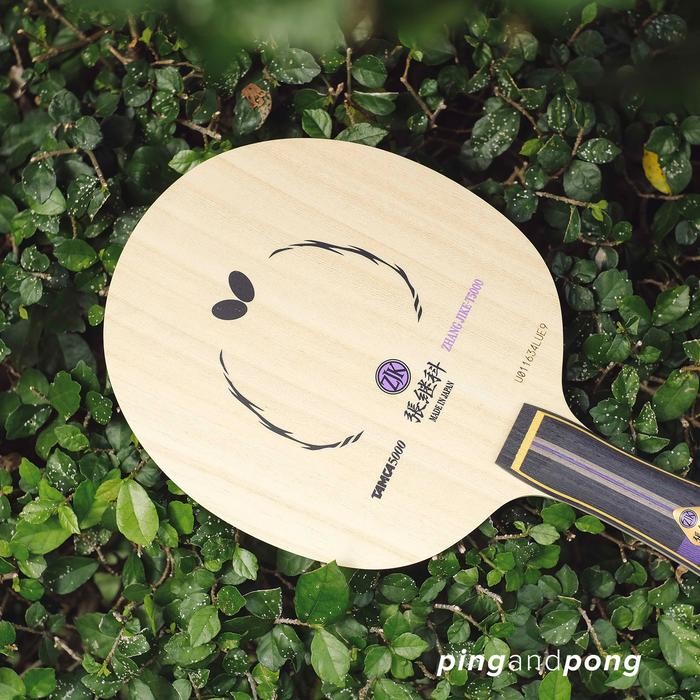 PREMIUM Zhang Jike T5000 Kayu Bet Bat Tenis Meja Pingpong Butterfly
