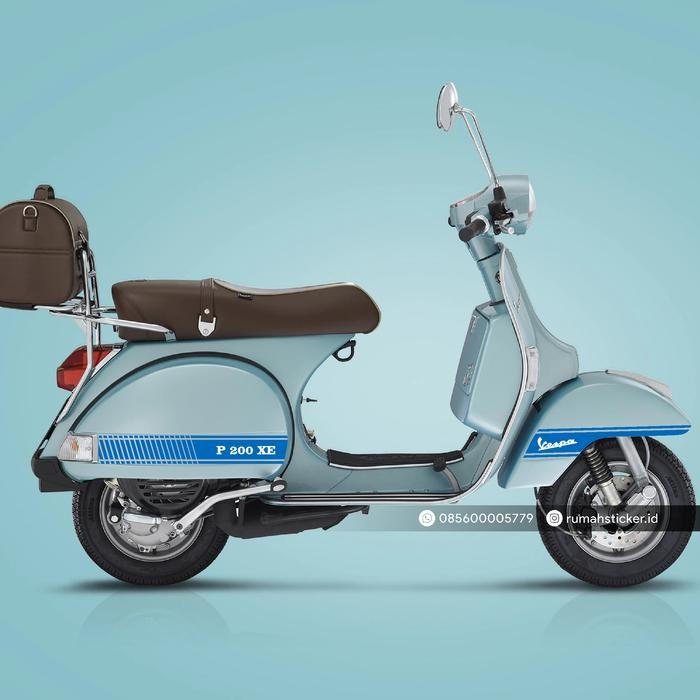 PREMIUM STIKER STICKER CUTTING STRIPING UNIVERSAL VESPA PX PS EXCEL 2 TAK