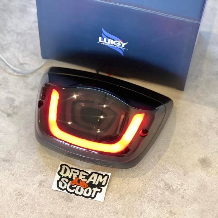 PREMIUM Stoplamp Luigy Smoke Vespa S Vespa LX Stoplamp Vespa Matic