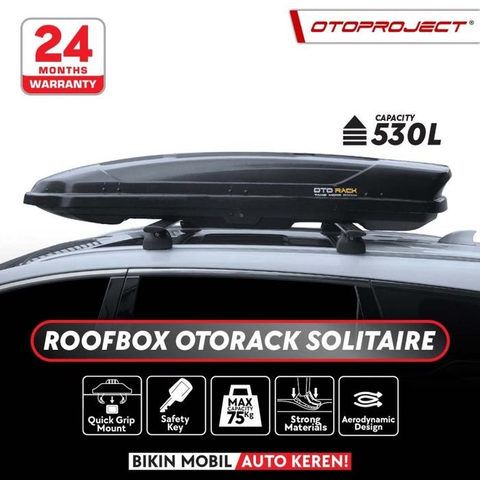 PREMIUM Roof Box Otorack / Solitaire Style / Fortuner VRZ / Roof Box 550 L /