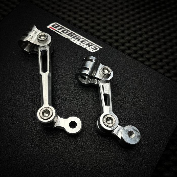 PREMIUM BREKET KLEM SELANG REM DEPAN CNC MODEL TIANG ALMUNIUM CNC M1SPEED UNIVERSAL JUPITER FIZR 125