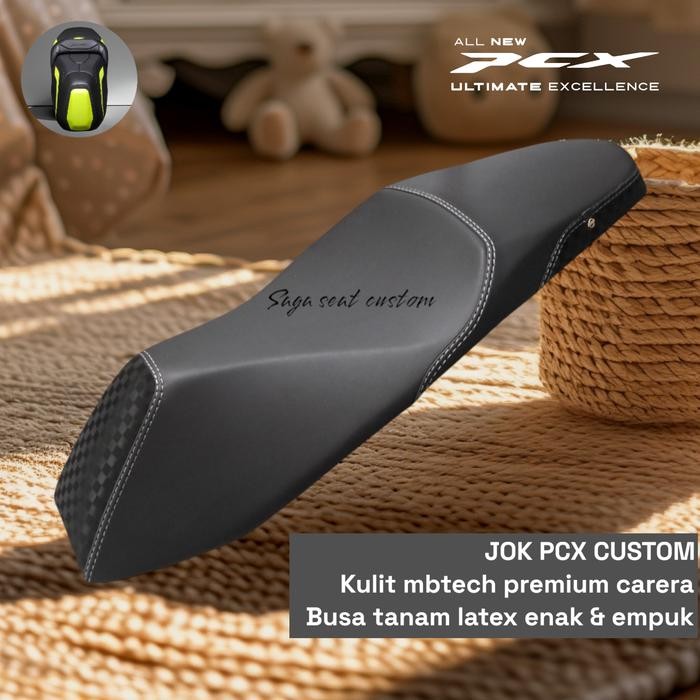 PREMIUM Jok PCX Bahan Mbtech Carera Plus Latex