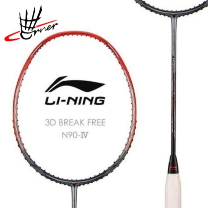 PREMIUM SALE Raket Badminton Lining 3D Breakfree Break Free N90IV N90 IV N 90