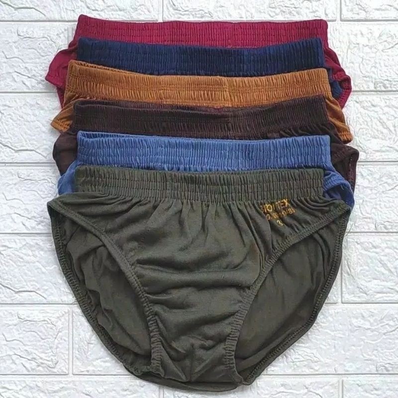 12pcs Celana dalam Remaja Cowok 6-14tahun M.L.XL.XXL sempak katun polos remaja cowok anak SMP /sma