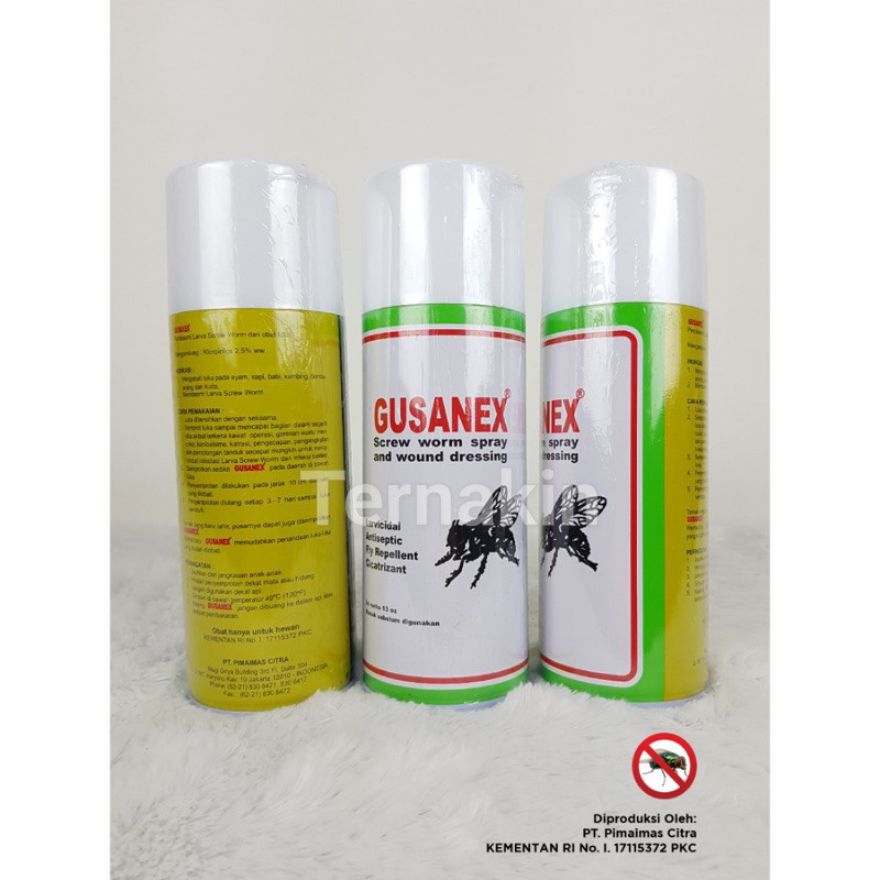 Gusanex Spray Obat Anti Lalat Untuk Luka Hewan 100% Original / Obat Sapi Kambing Anjing Kucing