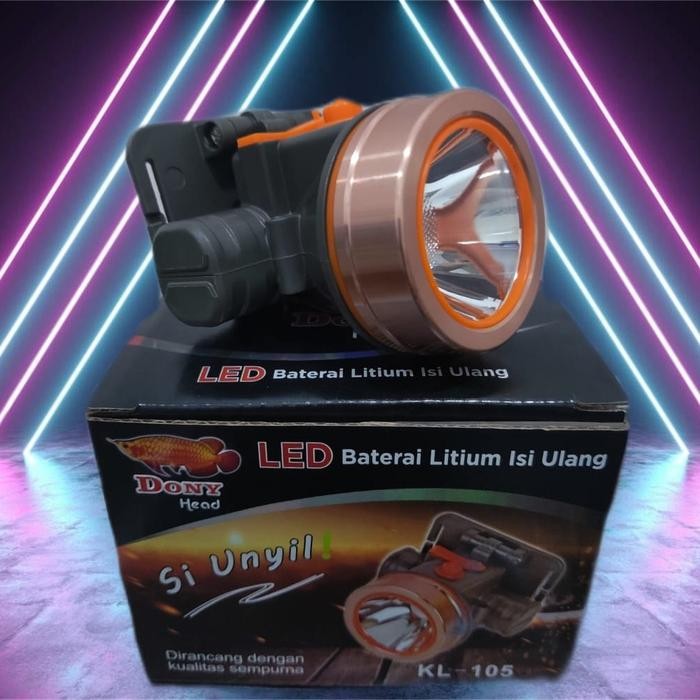 Senter Kepala DONY 105 Si Unyil - Lampu Bulat ,emergency lamp ,LED ,Lampu cash