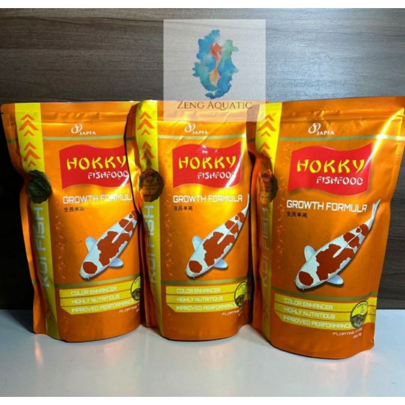 Hokky Growth Formula HGF Pelet Ikan Koi Terapung Floating Protein Tinggi - Pakan Ikan Koi