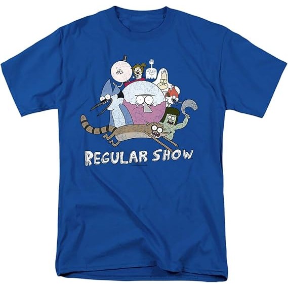 Kaos Unisex Dewasa Regular Show Surrounding Benson