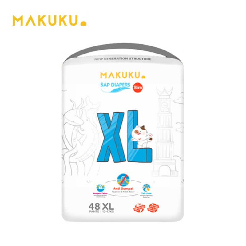 MAKUKU AIR DIAPERS XL48 - RAJA SUSU