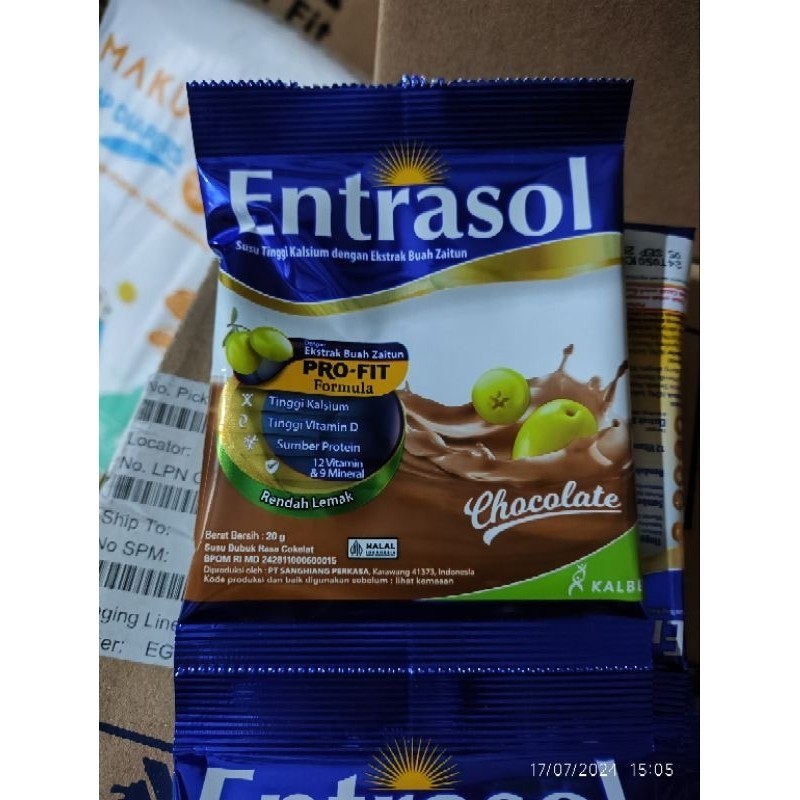 

Entrasol Sachet 10x20gr - Nutrisi Lengkap Praktis